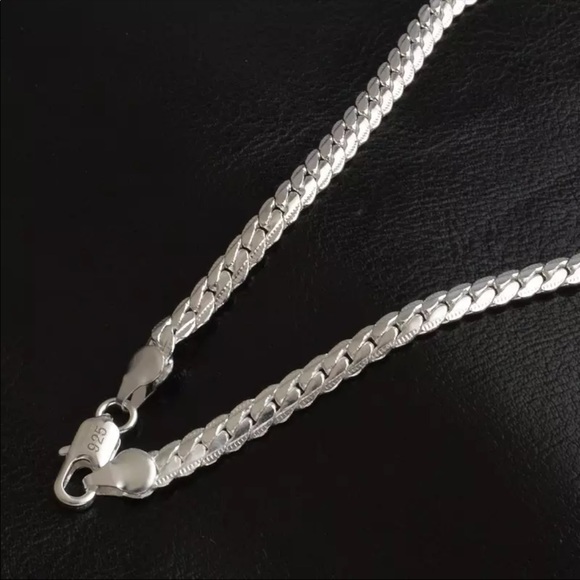 NEW 20” 925 STERLING SILVER SNAKE CHAIN NECKLACE - Picture 8 of 9